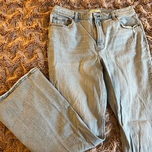 Abercrombie vintage high rise flare jeans